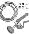 Pre Rinse Sprayer Valve Kit With 44 Inch Stainless Hose Pro Grade Sprayer Nozzle Head For Commercial Kitchen Sinks Replacement Parts