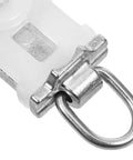 Close-up of Heavy Duty 30 Pack Curtain Track Rollers Dual Wheel Ceiling Pulleys with metal loop detail.