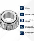 Top Shelf 1380 Tapered Roller Bearing Cone With A Beefy 22mm Bore And Premium Chrome Steel Body showing high load capacity and design.