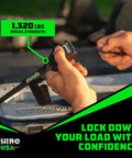 Beefy Heavy Duty Lashing Straps 1 Inch By 12 Foot Cam Buckle Tie Downs, 1320Lb Break Strength, silicone-protected in use