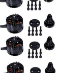 BE1806 1400KV Brushless Motors 4 Pack For RC Quadcopter And Fixed Wing FPV Racing Drone, showing motors and mounting accessories.