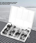 Pro Grade Aluminum Blind Rivet Kit With Storage Case 120 Pieces In Six Sizes M2.4x6mm M3.0x6mm M3.2x6.4mm M3.2x8mm M3.2x10mm M4.0x8mm