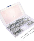 Aluminum Blind Rivets With Flange Pop Rivets Kit, 140 Piece Self Plugging Rivet Assortment for metal repair in clear box
