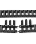 39.3 Inch Open Type Drag Chain Carrier Cable For CNC Router And 3D Printer R18 Internal 10x11mm Nylon PA66 Black Detail View