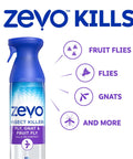 Fast Acting Flying Insect Killer Spray Tough Love Formula For Home Nukes Fruit Flies Gnats House Flies And Mosquitoes On Contact with blue spray bottle.