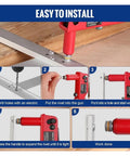Installation steps for Large Flange Aluminum Blind Rivets Set For Quick Fixes Pop Rivet Kit 4.8mm Diameter 16mm Grip