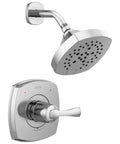 Stryke 14 Series Single-Function Shower Faucet Set With H2Okinetic PowerDrench Shower Head, Chrome Finish, Trim Kit, Valve Included