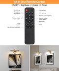 Remote control for Cordless Picture Light For Wall Mount, adjusts dimmable art lighting, 3 color temperatures, brass finish