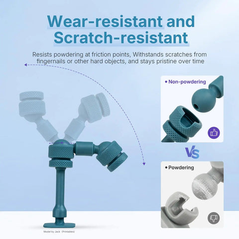 Top Tier Water Washable Abs Like 3D Printer Resin With Ridiculously Low Odor; comparison of wear-resistant parts and their durability.