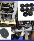 Tough As Nails Natural Rubber Motor Mounts 8 Pack shown installed on equipment with smooth vibration dampening pads.