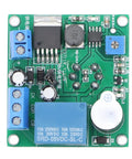 Plug And Play Smoke Sensor Module With Adjustable Threshold And Cranking Buzzer, sleek green circuit board with components.