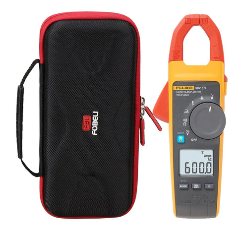 Heavy Duty Eva Carrying Case For Fluke 323 324 325 301D 302 303 305 902 FC Clamp Meter Multimeter, waterproof hard shell design.