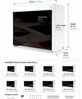 Super Tough Outdoor Electric Charger Rain Cover Hella Rugged Weatherproof Box dimensions with measurements for wall mounted charging station.