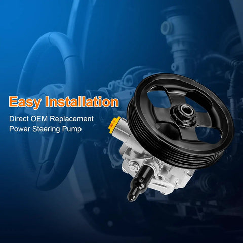 Dodge Caliber Power Steering Pump With Pulley Fits 2007 2012 Jeep Compass Patriot 2007 2017 2.0L 2.4L Replaces 5105048AA AB AC