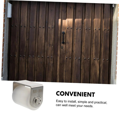 Heavy Duty Stainless Steel And Nylon Sliding Door Roller With No Hassle Glide And Roll Smooth Caster Wheels For Residential Home Renovation Track Replacement System on wooden door.