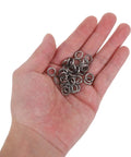 Stainless Steel Spring Washer Kit 200 Pcs For Screws And Bolts Pro Grade Lightweight Flat Lock Washers in hand