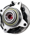 Heavy Duty Front Wheel Hub And Bearing Assembly Pair For 2003 Through 2006 Ford Expedition Lincoln Navigator Four Wheel Drive 6 Lug Abs, close-up view showing the bearing.