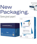 Top-Tier Jam-Slaying 8.5X11 Paper 20Lb Copy Sheet Bulk Carton 8 Ream 4000 Sheet Pack 92 Bright White packaging display with new graphics.