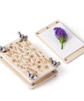 Mini Flower Press Kit For Small Blooms And Leaves, Easy Travel Friendly Press For Plants, Herbs, And Micro Flowers, 2.5x4 Inch Pocket Kit