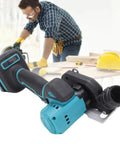 Hotshot Mini Circular Saw Delivers Savage 19000 RPM Rotation For Spark Free Precision Cutting Across Metal Stone And Wood With Detachable Dust Guard To Keep Job Site Crisp Clean, featuring ergonomic grip.