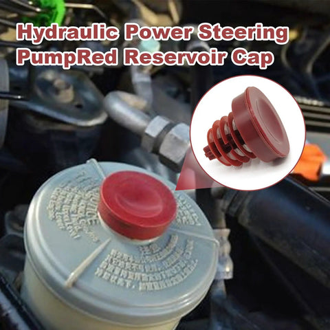 Red Power Steering Pump Reservoir Cap Plug Cover Rugged Abs Build Zero Headache Swap For Honda Odyssey Pilot And Acura Models Pack Of Two Durable Leak Resistant Finish on pump