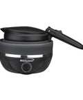 On The Go 0.85 Quart Collapsible Kettle With Dual Voltage Hidden Heating Element Black Finish Ultra Portable Travel Cup