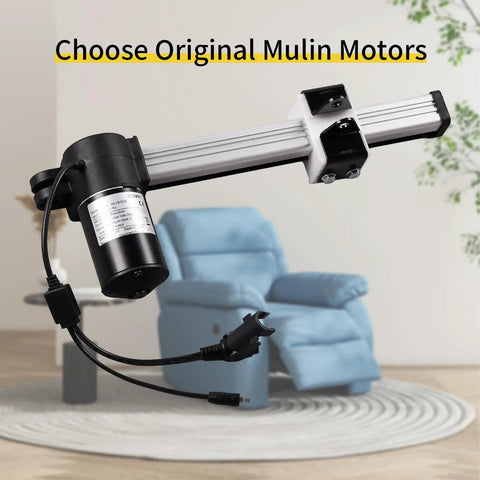 Heavy Duty ML18-024 Power Recliner Replacement Motor With Pre Wired Power Cord Rugged Steel Linear Actuator for Electric Lift Chairs