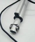 Close-up of Badass Electric Linear Actuator Tubular Motor With Solid Inner Brake for DC 12V, 24V, 36V with wire.