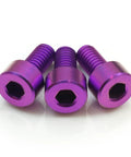 Badass Floyd Rose Style Guitar Locking Nut Screws Set Premium Titanium Fuchsia Finish high grade tuning bolts, set of 3 screws.