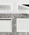 Aluminum Louvered Access Panel For Drywall Ceiling And Wall Vent Grille With No Sweat Quick Setup and sleek hidden design view.