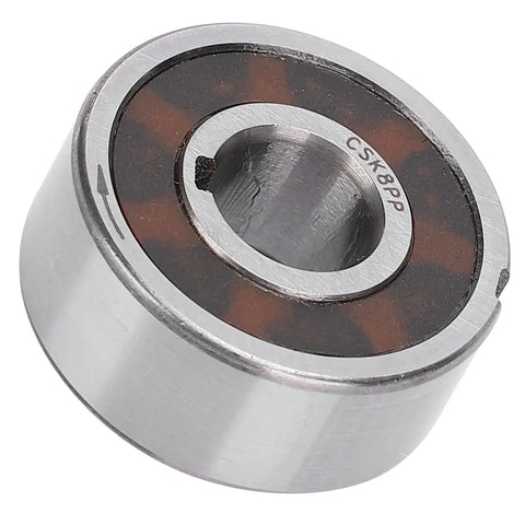 Rock Solid 2 Pack Csk8pp One Way Bearing with dual keyway grip, 8mm bore and steel construction for textile machinery.