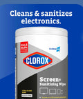 Screen Sanitizing Wipes For Electronics Bleach Free Cleaning Wipes With Citrus Scent 75 Count Non Abrasive And Safe On Screens