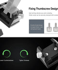 Fixing thumbscrew design detail of Dual Finder Scope Mount Bracket For Telescopes With Two Finder Bases Aluminum Finderscope