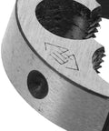 Rock Solid Precision Thread Tap And Die Set With Straight Flute Design For Handheld Convenience And Metal Construction, Perfect For Rapid Thread Repair And DIY Maintenance Tasks That You Can Actually Feel In Your Hands., close-up of steel threaded tap with straight flutes