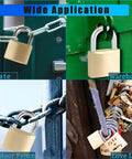 Padlocks securing gates, warehouse doors, outdoor fences, and multiple love locks, illustrating versatile security applications.