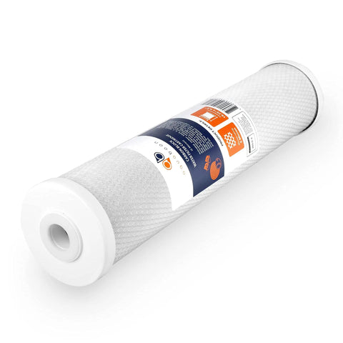 5 Micron 20 Inch By 4.5 Inch Water Filter Cartridges Set Of 2 For Your Whole House 2 Stage Sediment And CTO Carbon Filter Reducing Sediment