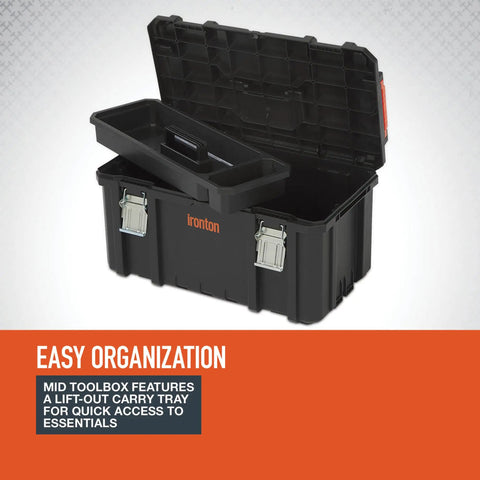 Mid compartment of Workhorse Light Duty Modular Rolling Toolbox System With Telescopic Handle And Mobile Base