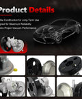 Heavy Duty Truck Vacuum Pump With Pulley Designed For A Smooth Ride And No Sweat Install On 1995 Through 2019 Isuzu Npr And Npr HD Gas V8 L96 images showing details and durable construction.