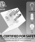 Wireless Remote Control Outlet Plug Indoor Battery Operated On Off Light Switch For Outlets And Fans No Wiring Needed Simple Setup