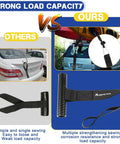 Heavy Duty Tie Down Straps With Quick Loop Anchors For Roof Racks Bow And Stern Canoe Boat Transport Secure Trunk Or Car Roof 2 Pack Premium Strength Anti Slip Handle Metal Hook Adjustable Ratchet showing strong load capacity.