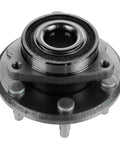Front Wheel Bearing Hub Assembly Direct Replacement Heavy Duty Construction profile view with ball bearing and mounting holes.