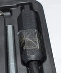 Close-up of Heavy Duty Thread Repair Kit With Drill Bit 304 Stainless Steel 7/16-20 UNF Inserts 18 Piece Set components in case