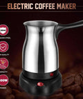 Turkish Coffee Maker With 600ml Capacity Stainless Steel Electric Kettle Style Brewer Anti Scald Handle For Coffee Tea Milk