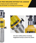 Heavy Duty Hydraulic Gear Puller With Interchangeable Two Or Three Jaws For Bearing Hub And Flywheel Removal Built Like A Tank Industrial Steel Zero Flex 5 Ton Shop Ready Auto Must Have with yellow and silver alloy cylinder.