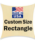 Rectangle Shade Sail 14x16 Outdoor Canopy for Backyard Patio Pergola Garden Deck Breathable UV Blocking Sun Shade, beige, made in USA