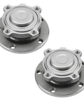 Tough As Nails Rear Wheel Bearing And Hub Assembly 2Pc Pair for Mini Cooper with shiny silver metal finish