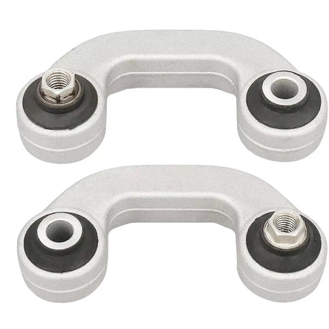 Premium Suspension Control Arm Set For Audi A4 And A4 Quattro B6 B7, silver lower arms with rubber bushings for improved alignment.