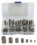 M3 Stainless Steel Self Tapping Thread Inserts Repair Kit 50 Pcs For Fixing Damaged Threads In Plastic Wood And Soft Metals