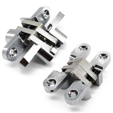 Killer Concealed Cross Hinge Pair For Sleek Door Setup Heavy Duty Stainless Steel showing premium finish and tight lock mechanism.