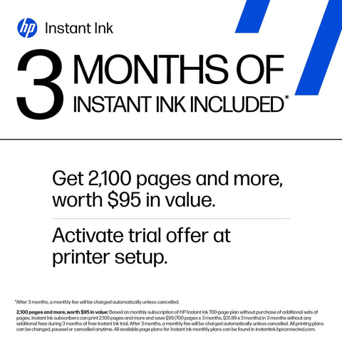 OfficeJet Pro 8125e Wireless All In One Color Inkjet Printer For Home Office with 3 Month Instant Ink Trial Included offer details